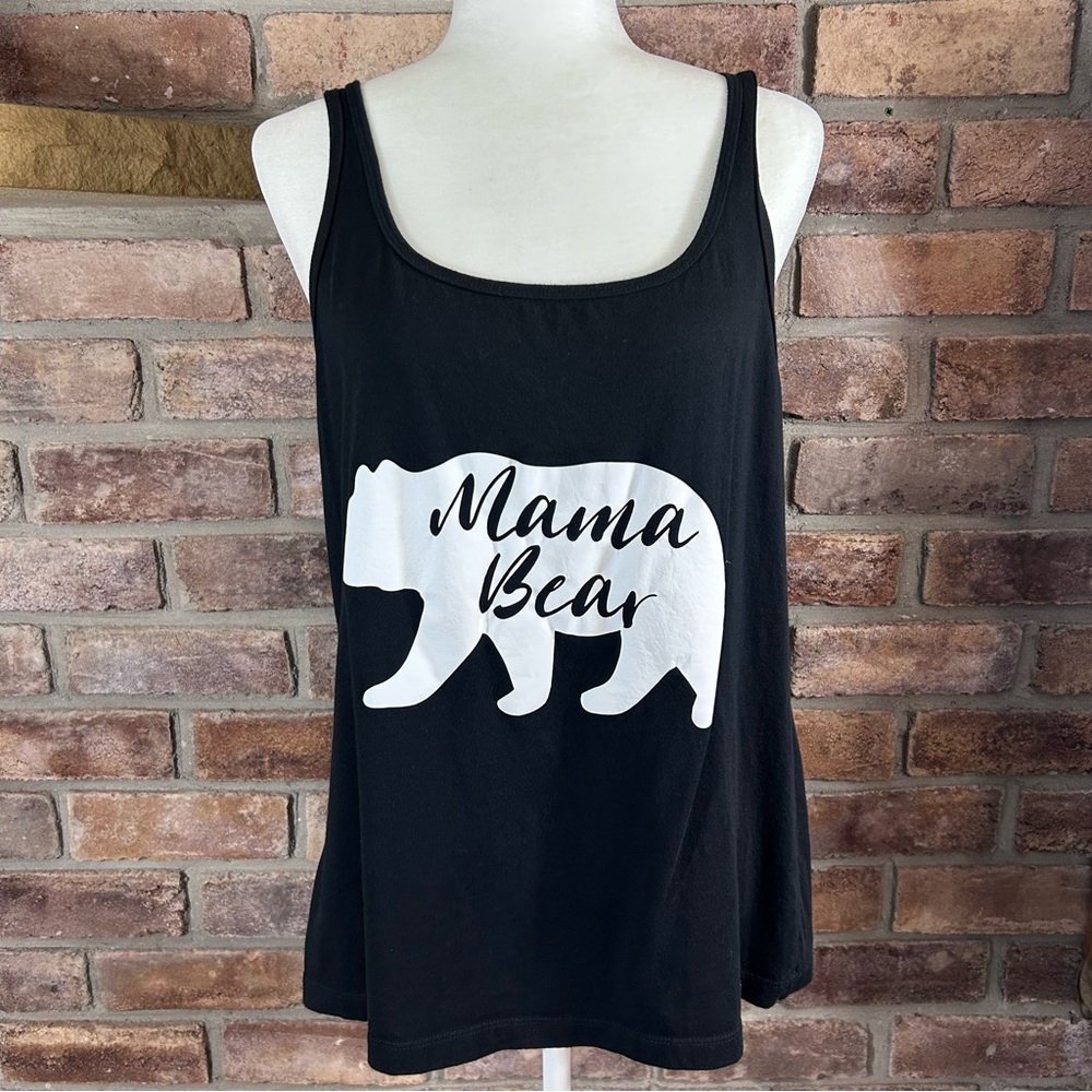 Bella Canvas Black and White Relaxed Tank Top 126